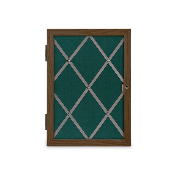 United Visual Products Sliding Door Wood Corkboard, 96"x36", Cher, UV9006OCS-CHERRY-RUBBER UV9006OCS-CHERRY-RUBBER - main